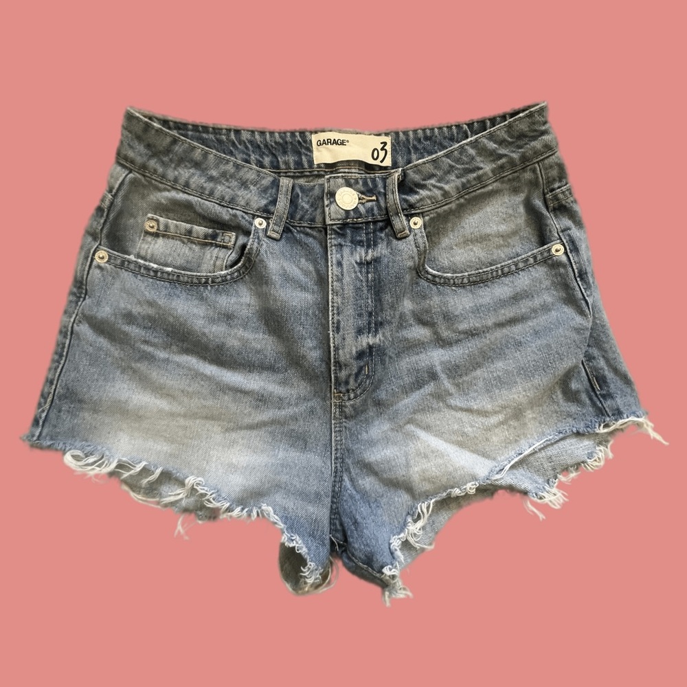 Garage denim shorts